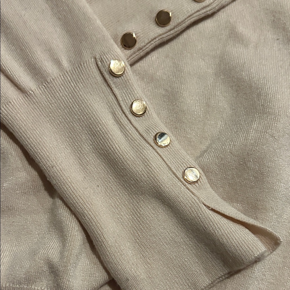 Zara Cream Turtleneck Sweater - Picture 4 of 9